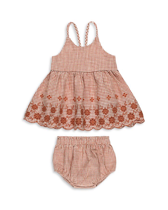

Детский комплект Zenni Swing Top & Bloomers для девочек Rylee + Cru, красный