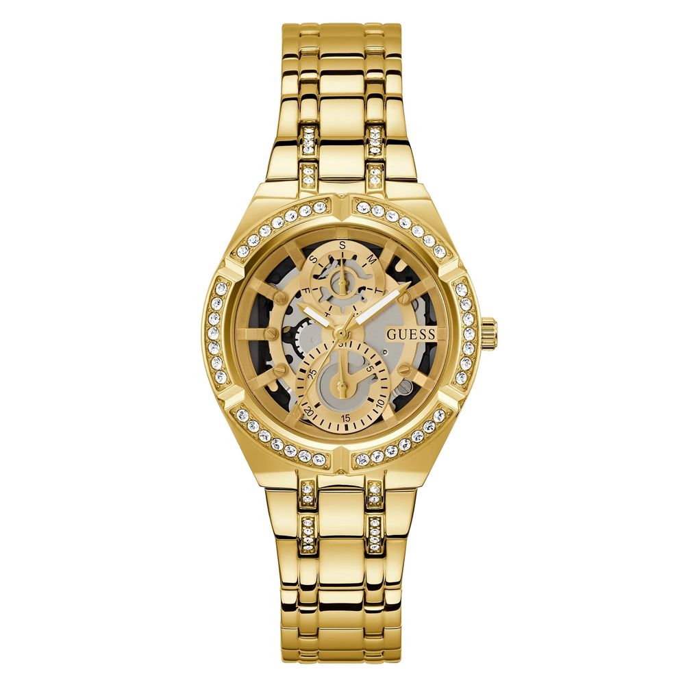 

Золотые часы из нержавеющей стали Guess, Gold