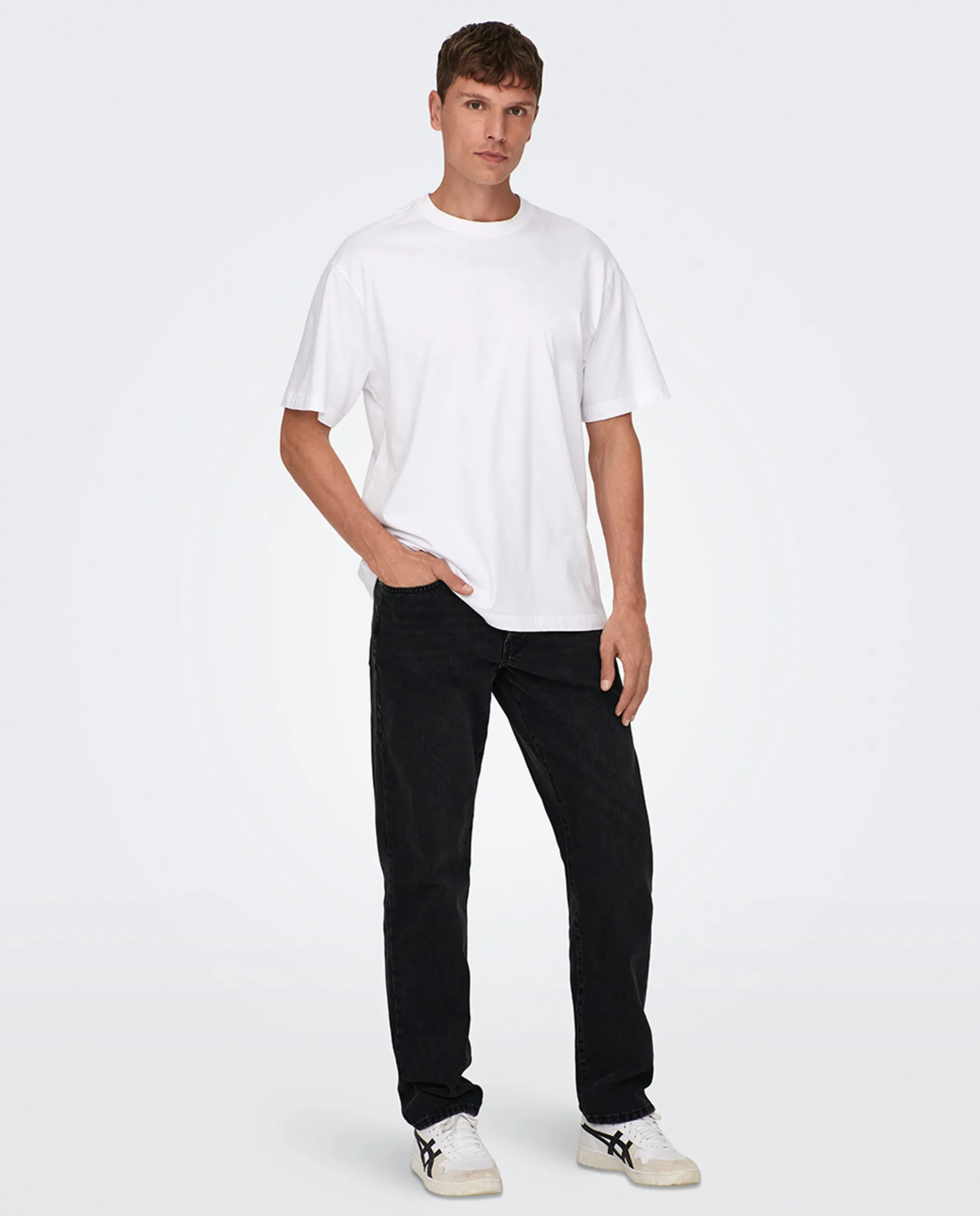 

Мужские джинсы прямого кроя Only & Sons, черный