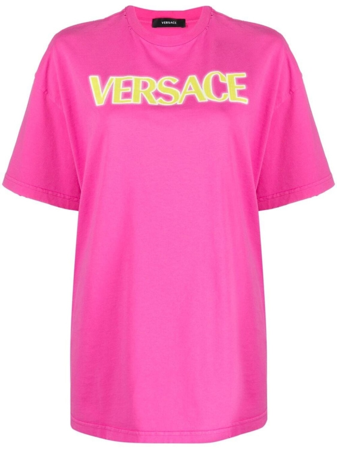 

Versace футболка с логотипом, розовый