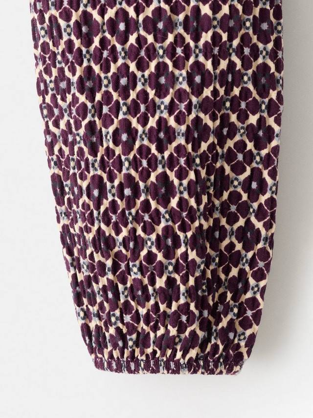 Детская блузка Margoset из хлопка с длинными рукавами Mango, Dark Red — фото 3
