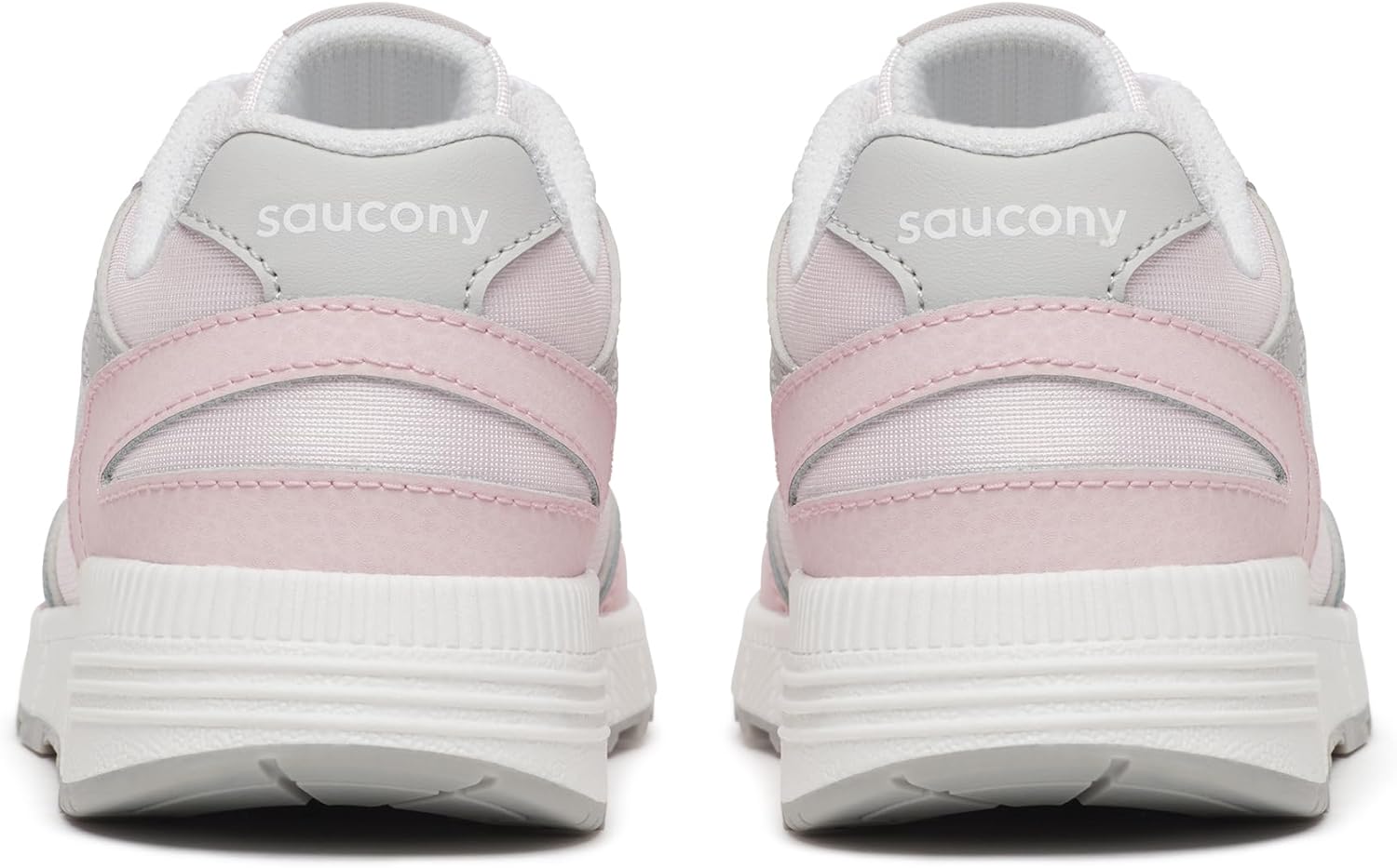 Детские кроссовки Saucony Unisex-Child Eclipse Kdz, белый/розовый — фото 3