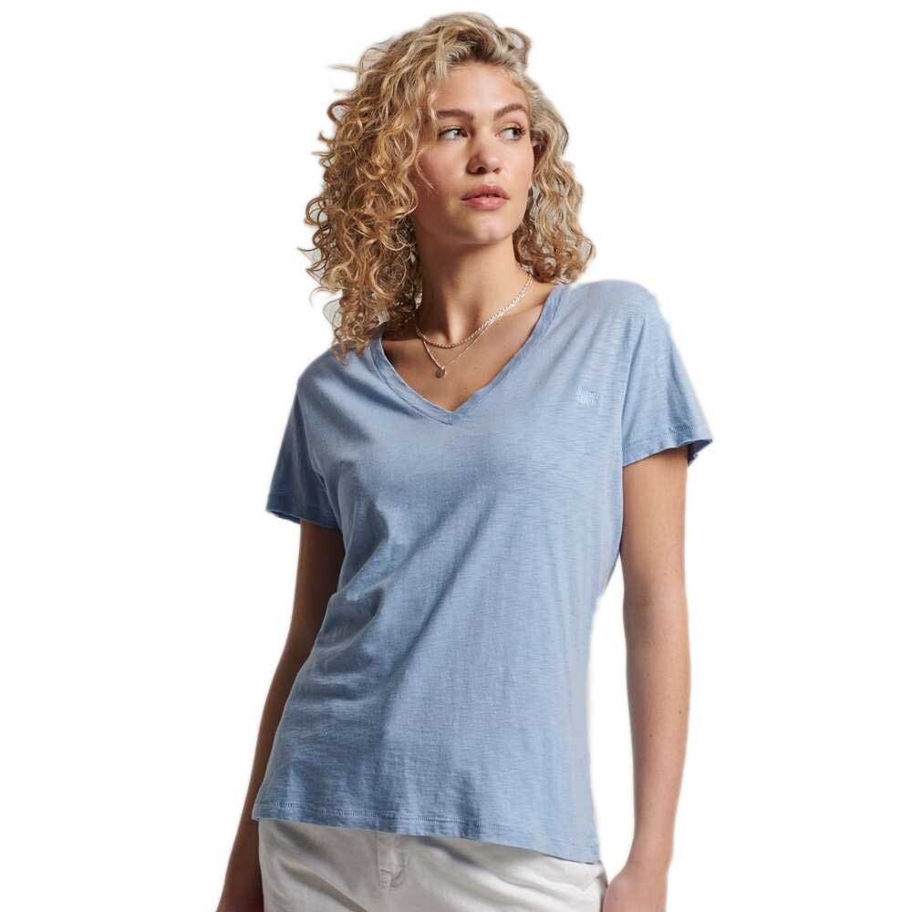 

Футболка Superdry Studios Slub Embroidered, синий