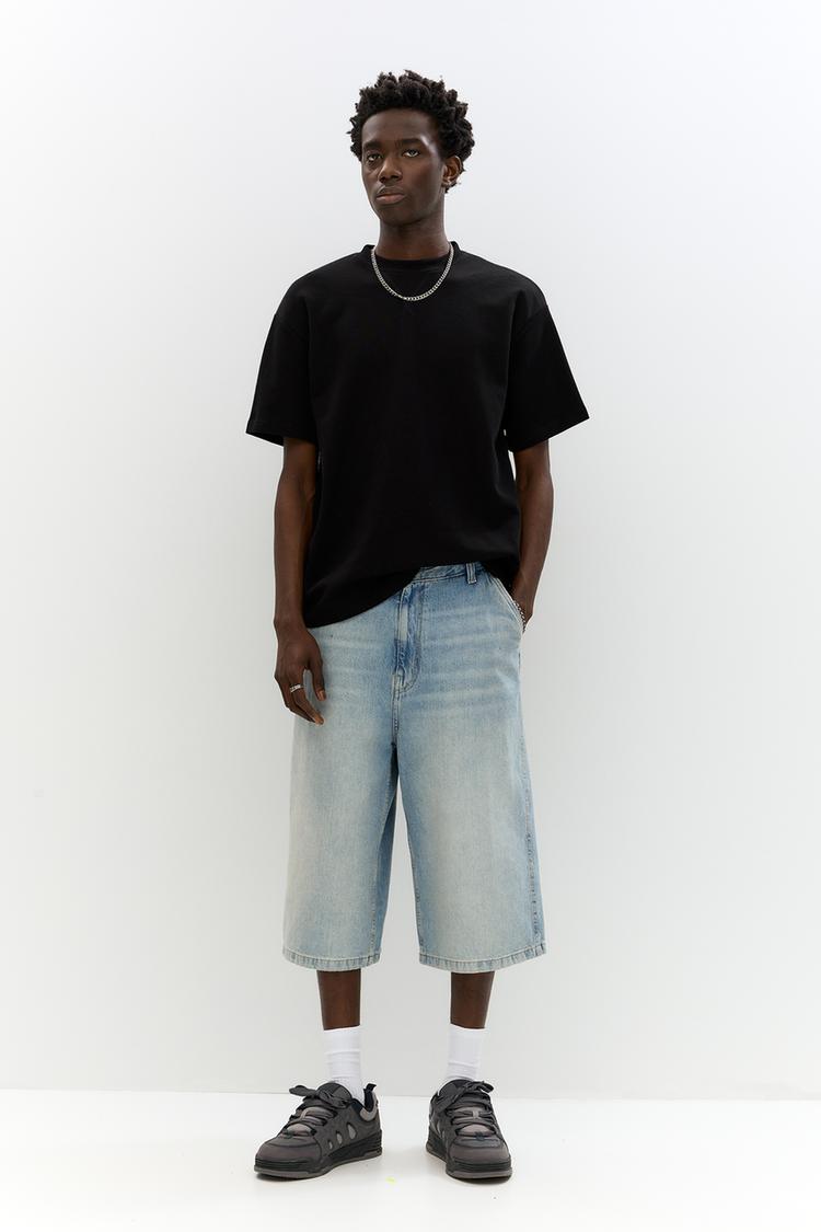 

Супер мешковатые штаны Pull And Bear, синий