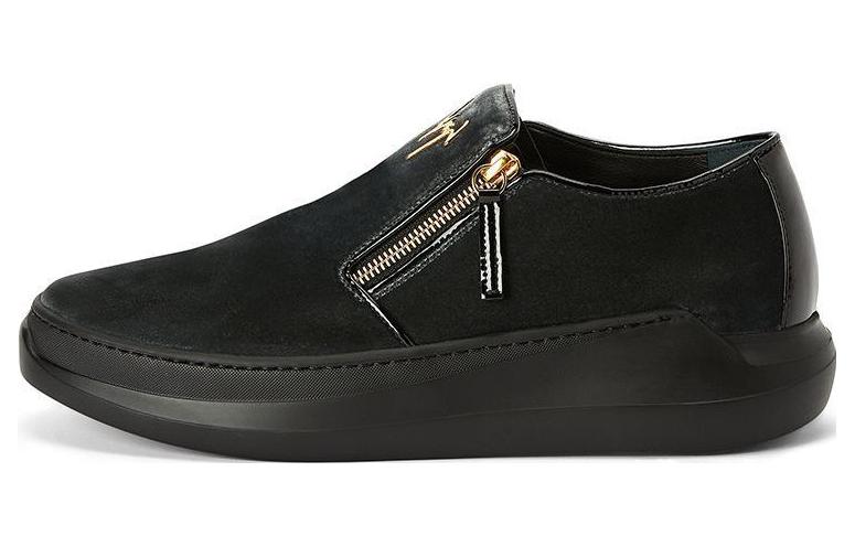 

Кроссовки Conley с застежкой-молнией и бархатом Giuseppe Zanotti, черный