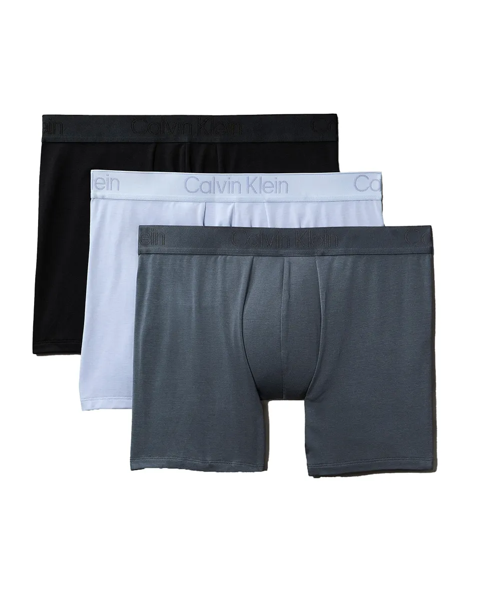 

Набор из 3 длинных боксеров Calvin Klein, мультиколор
