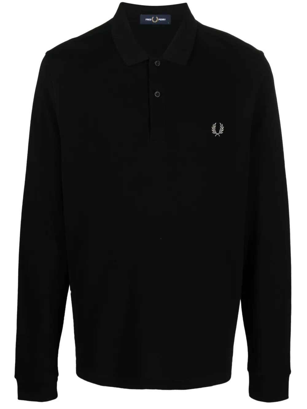 

Рубашка поло с логотипом Fred Perry, черный