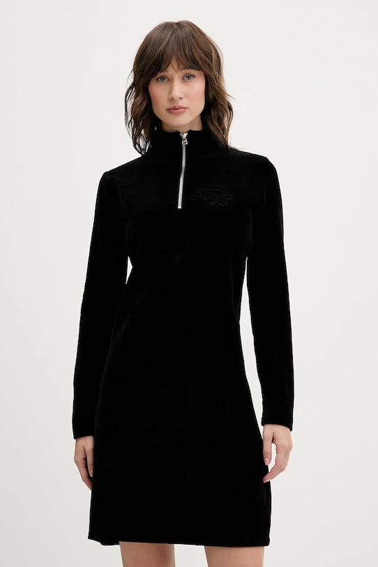 

Платье из бархата Hugo Blue, черный