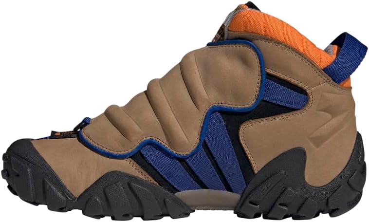 Мужские кроссовки adidas Radlander EQT на шнуровке для повседневной носки - коричневые — фото 3
