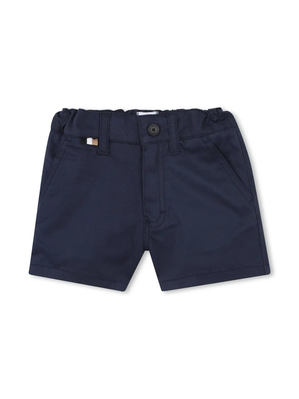 

Однотонные шорты BOSS Kidswear, синий