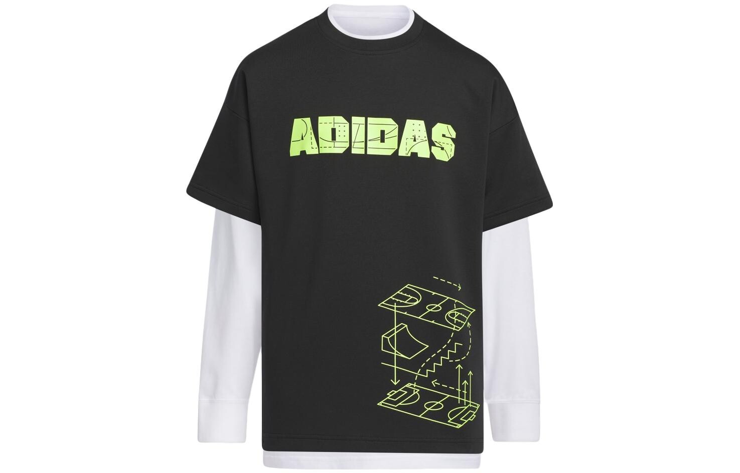 

Детская футболка Adidas, черный