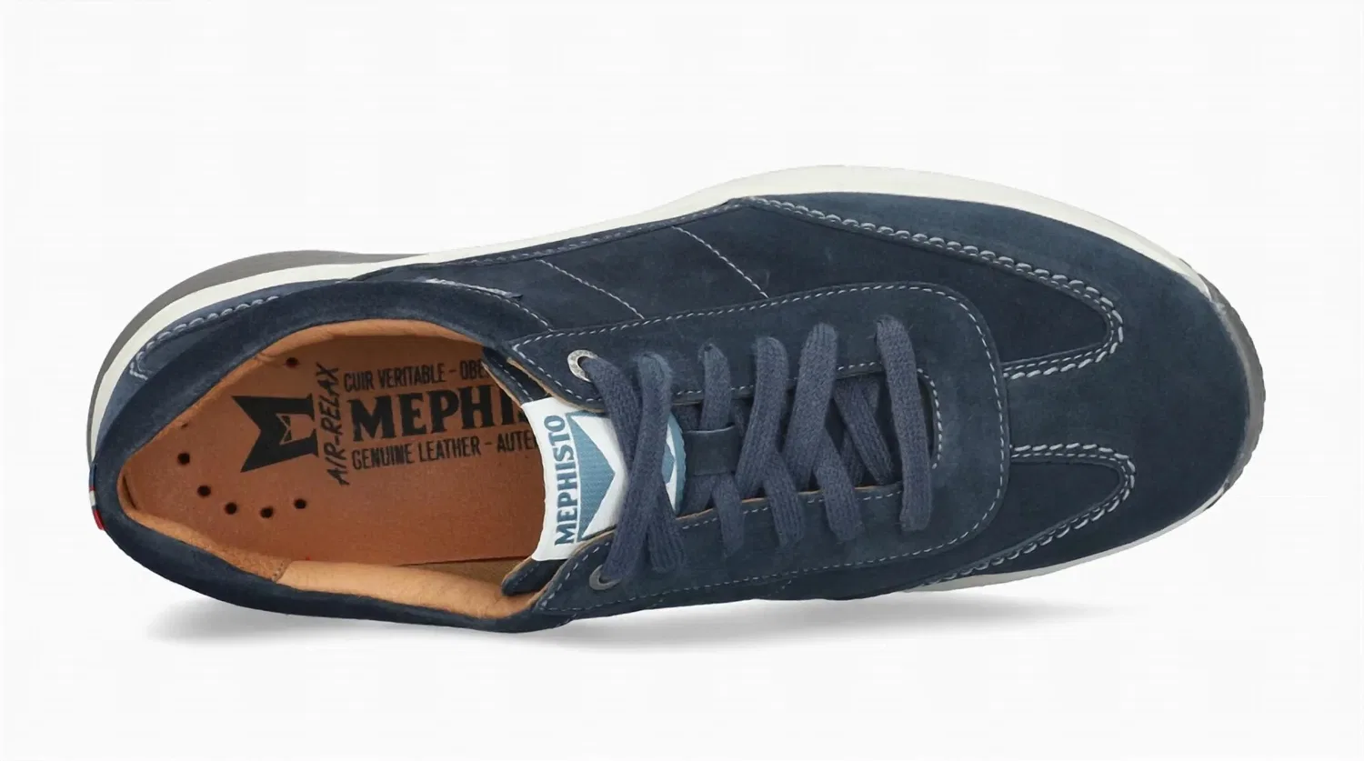 MEPHISTO Мужские кроссовки Steve в цвете Mulberry Velsport — фото 2