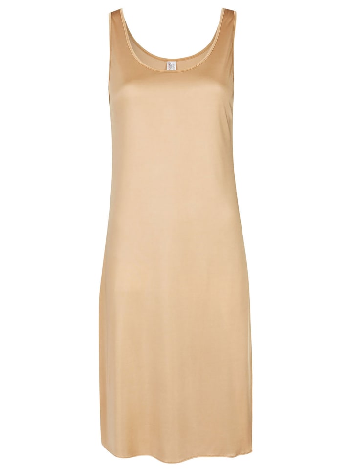 

Платье-комбинация, длина 90 см, карамельного цвета Nina von C.