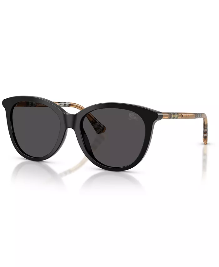

Женские солнцезащитные очки большого размера, BE4455 Burberry, черный