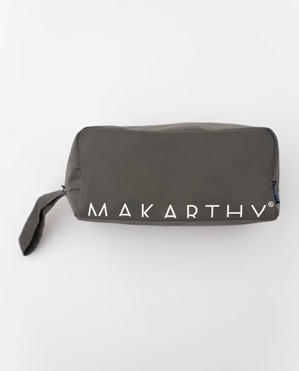 

Мужская косметичка на молнии с короткой ручкой Makarthy, серый