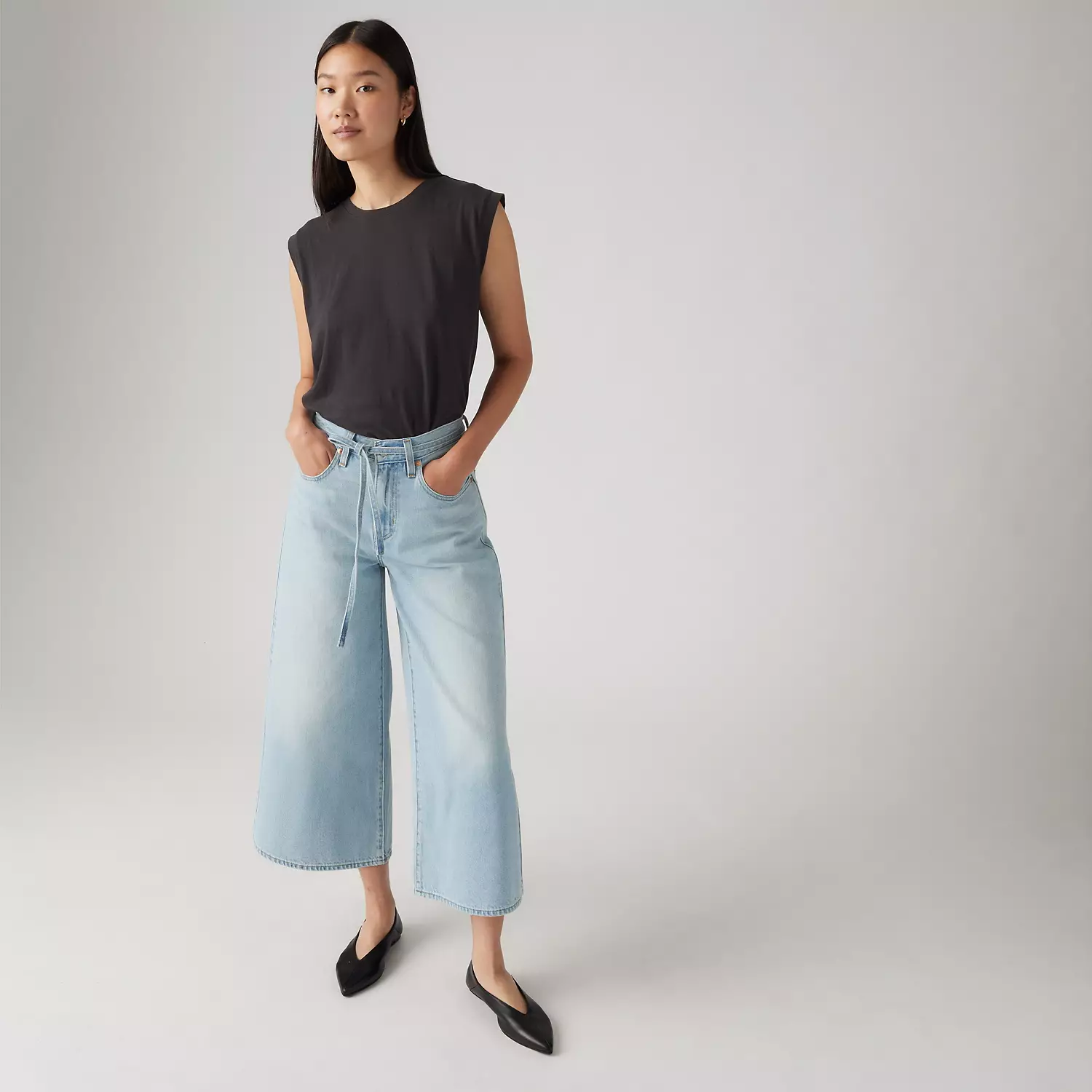 

Женские джинсы-кюлоты XL Levi's, цвет Pick Sides No Tack - Medium Wash