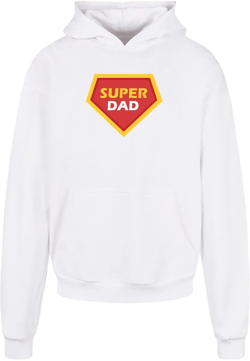 

Толстовка с капюшоном Merchcode " Merchcode Men's Fathers Day - Super Dad Ultra Heavy Hoody", белый