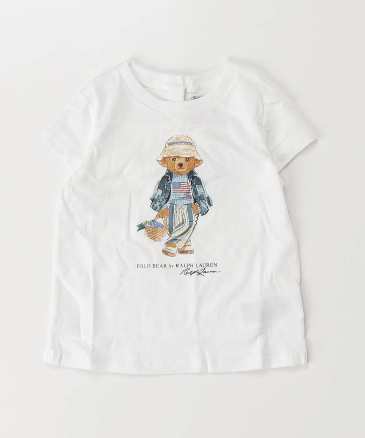 Футболка Polo Bear из хлопкового джерси, Ralph Lauren, белый — фото 4