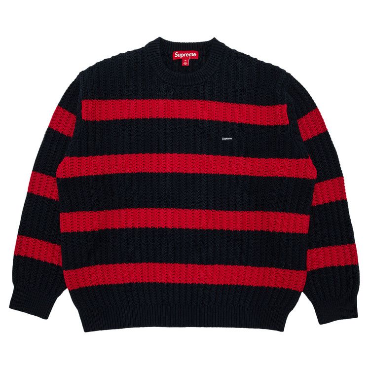 

Свитер Supreme Loose Gauge Stripe Small Box Sweater, Navy