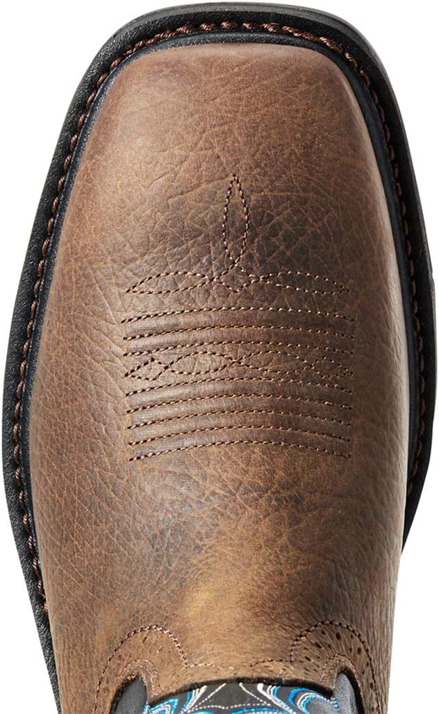 Детские/подростковые ботинки Ariat Workhog Xt с широкой квадратной ноской, Earth/Twilight — фото 4
