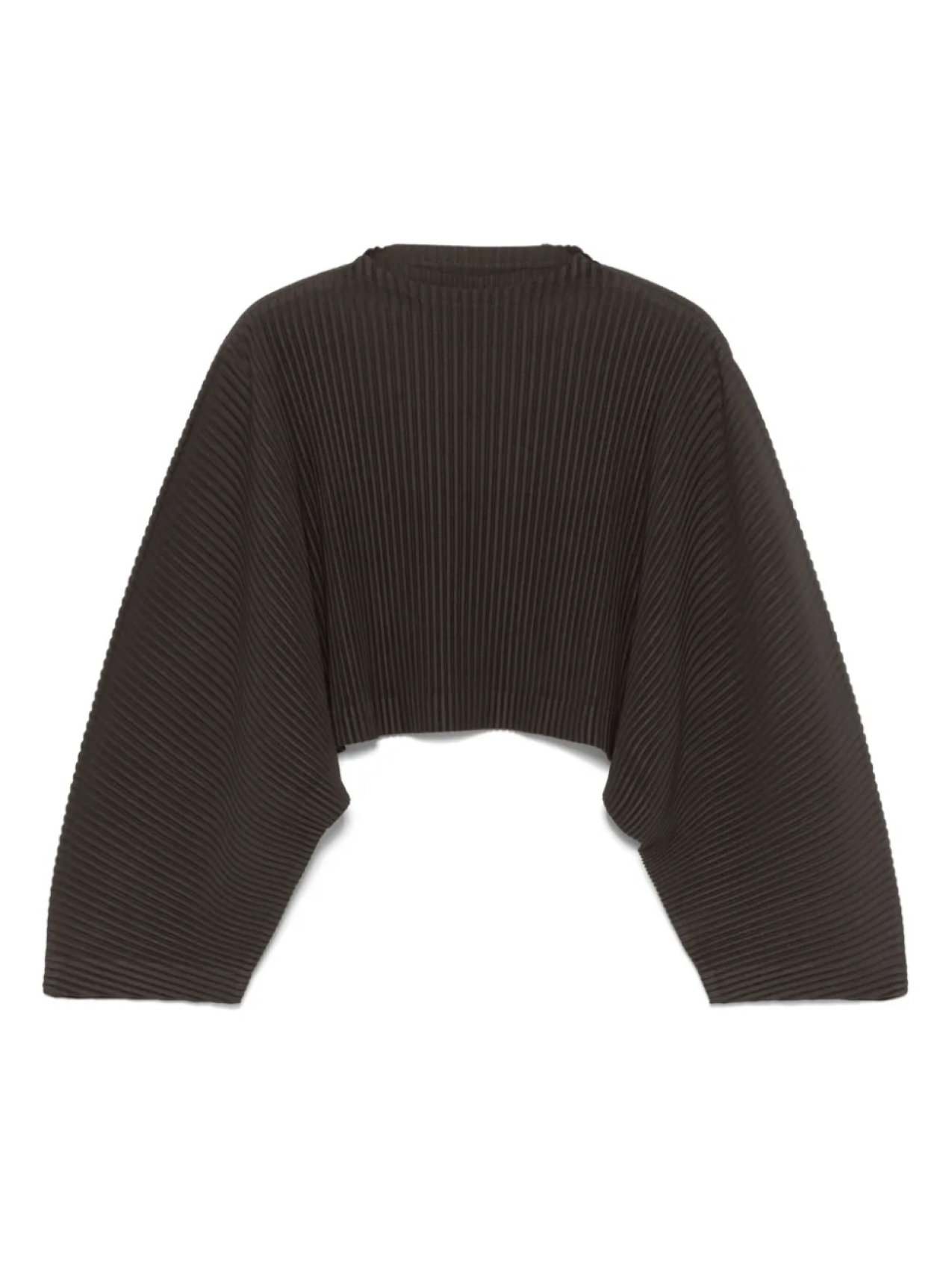 

Homme Plissé Issey Miyake плиссированная футболка, коричневый