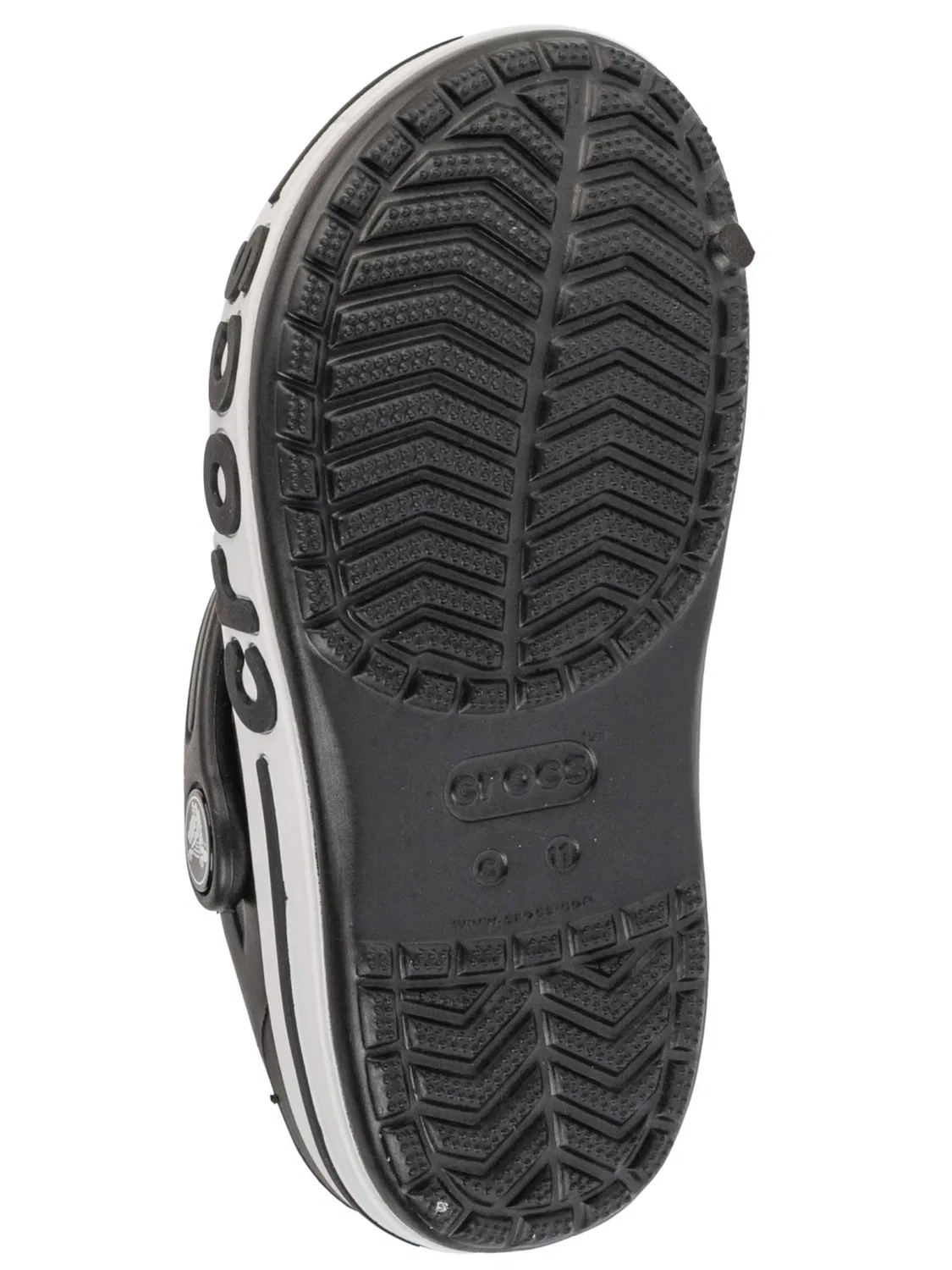 Детские сандалии Crocs Bayaband Kids Clog черного цвета — фото 3
