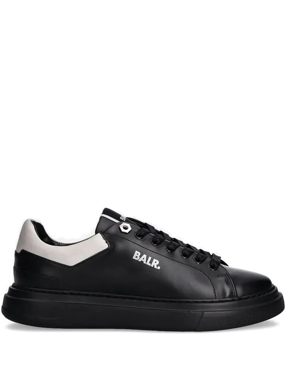 

Низкие кеды с кожаными вставками BALR., черный