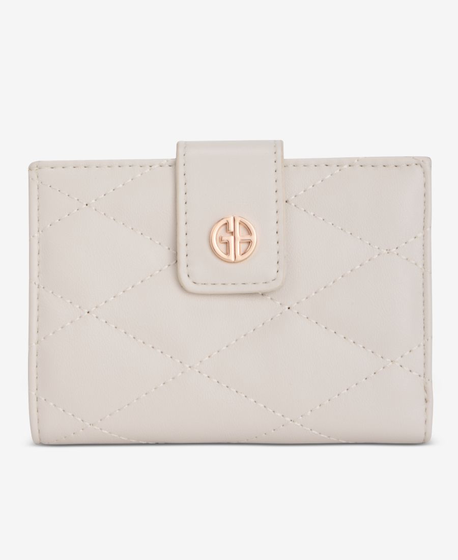 

Стеганый кошелек-органайзер с рамкой, эксклюзивно для Macy's Giani Bernini, Perfectly Pale