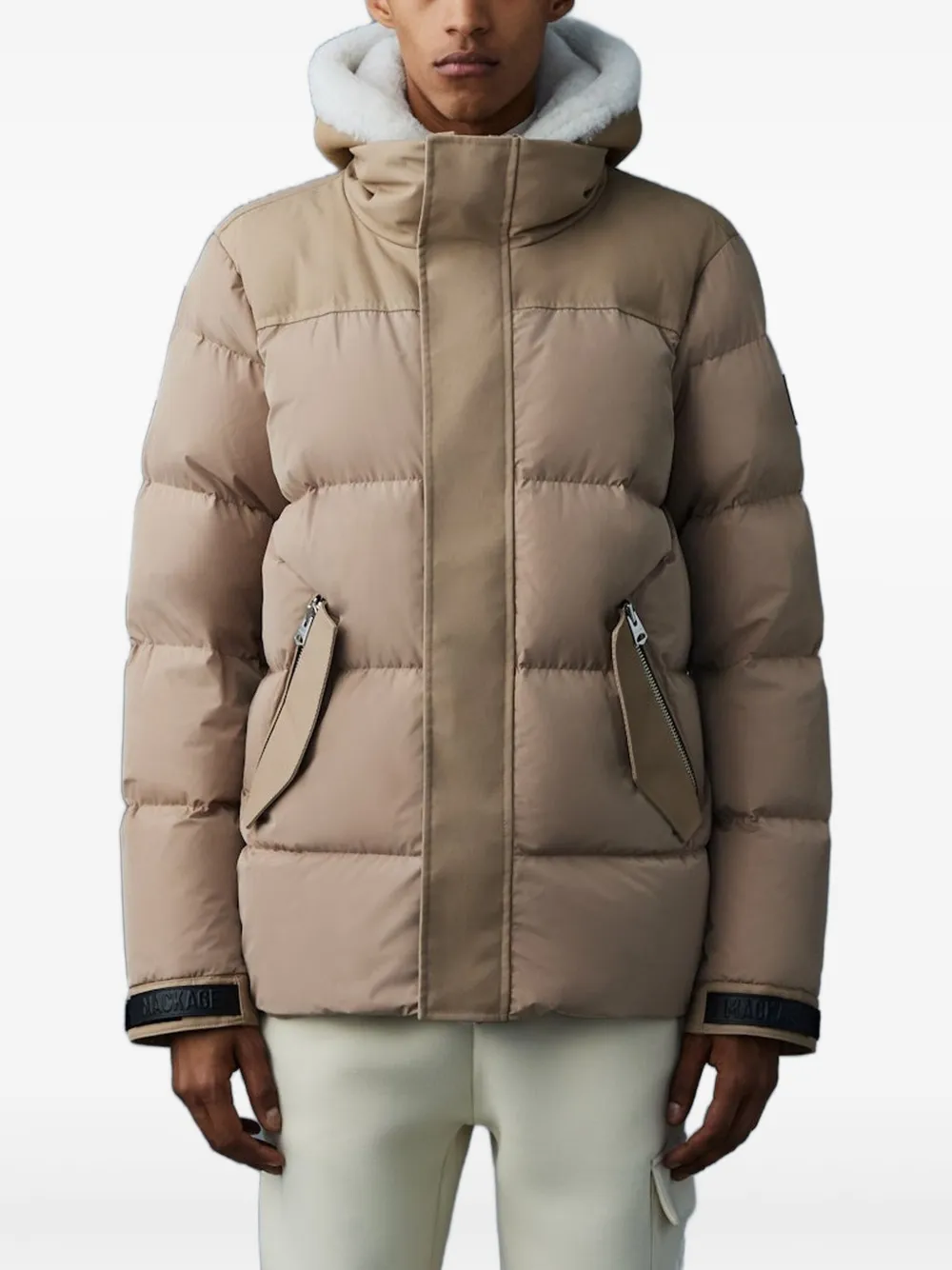 

Стеганый пуховик Mackage, нейтральный
