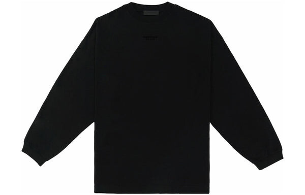 Футболка fw23 long sleeve tee 'jet black' Fear Of God Essentials, черный — фото 2