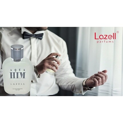 Lazell Aqua Him For Men Edt Spray 100ml — фото 2