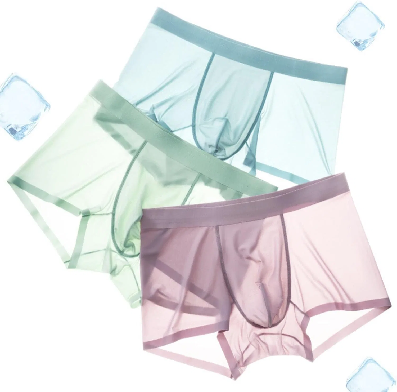 Боксеры ультратонкие, мужские, 3pcs D