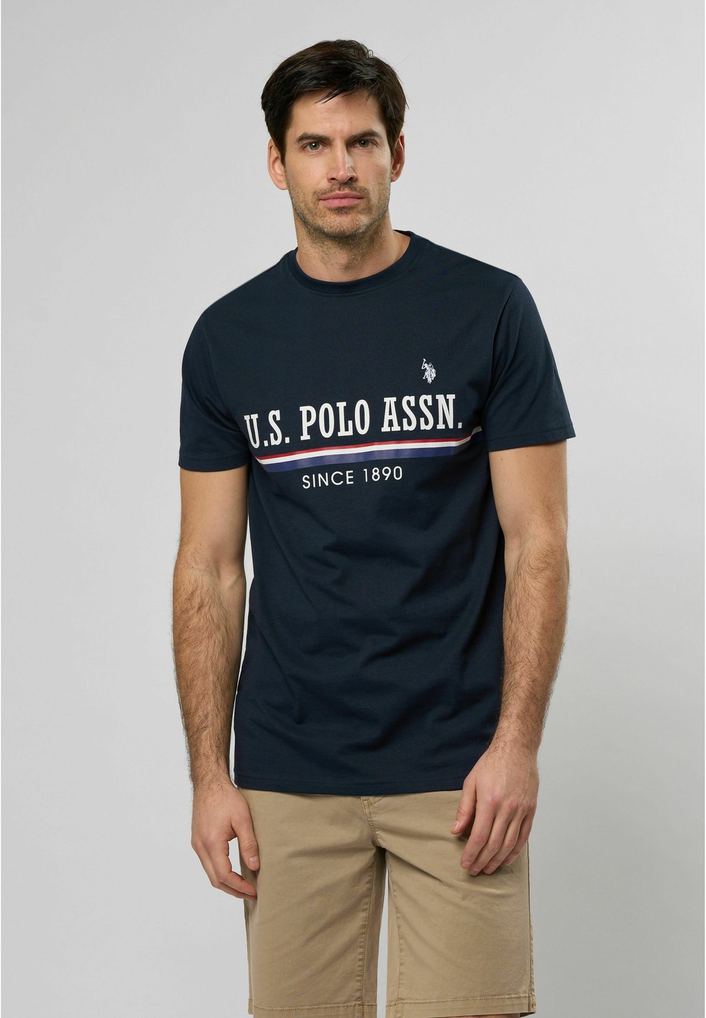 

Футболка с принтом LIMITED ANNIVERSARY U.S. Polo Assn., темно-синий