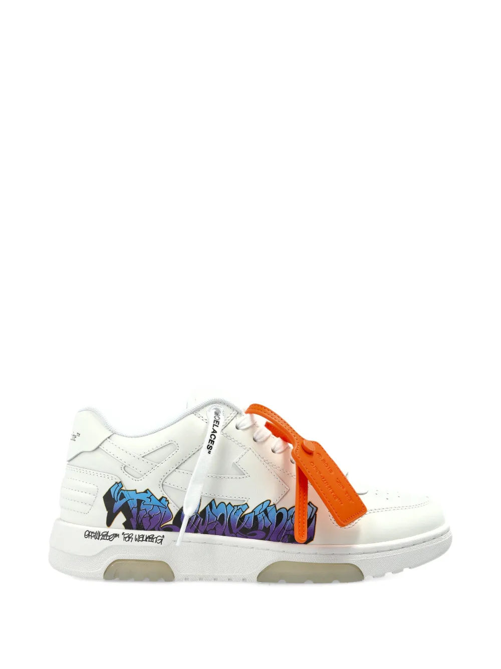 Кожаные кроссовки Out of Office For Walking Off-White, белый