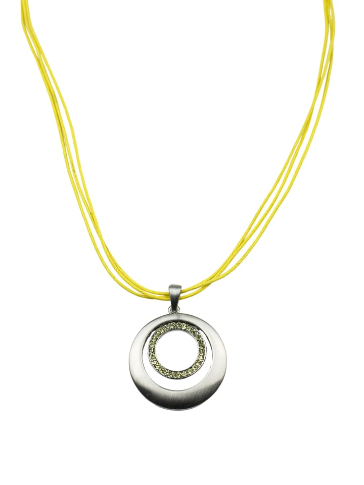 

Collezione alessandro Короткое ожерелье «Ханья» желтого цвета