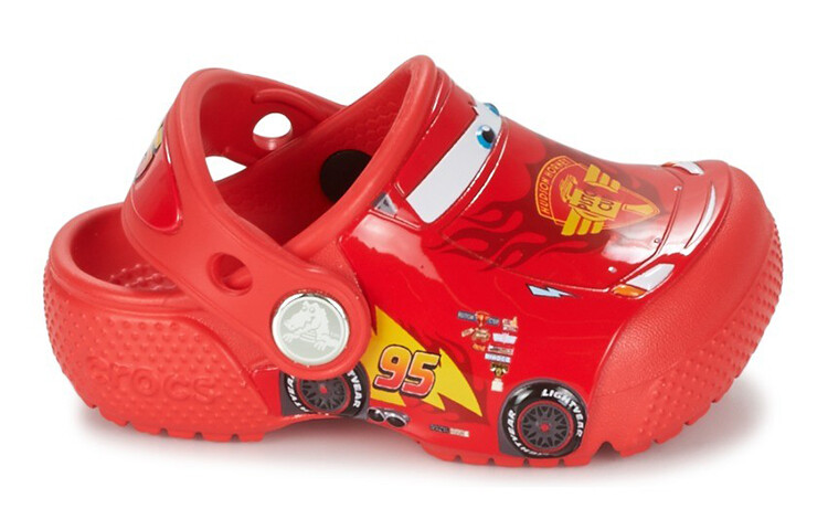 Классические детские сандалии Clog Kids красные Crocs — фото 2