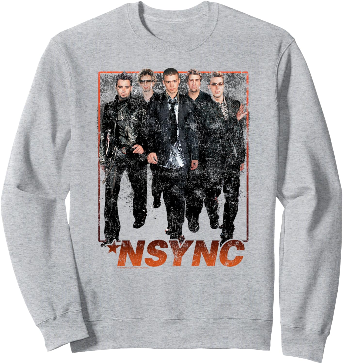 

Официальная толстовка NSYNC Tell Me, серая, Серый, Официальная толстовка NSYNC Tell Me, серая