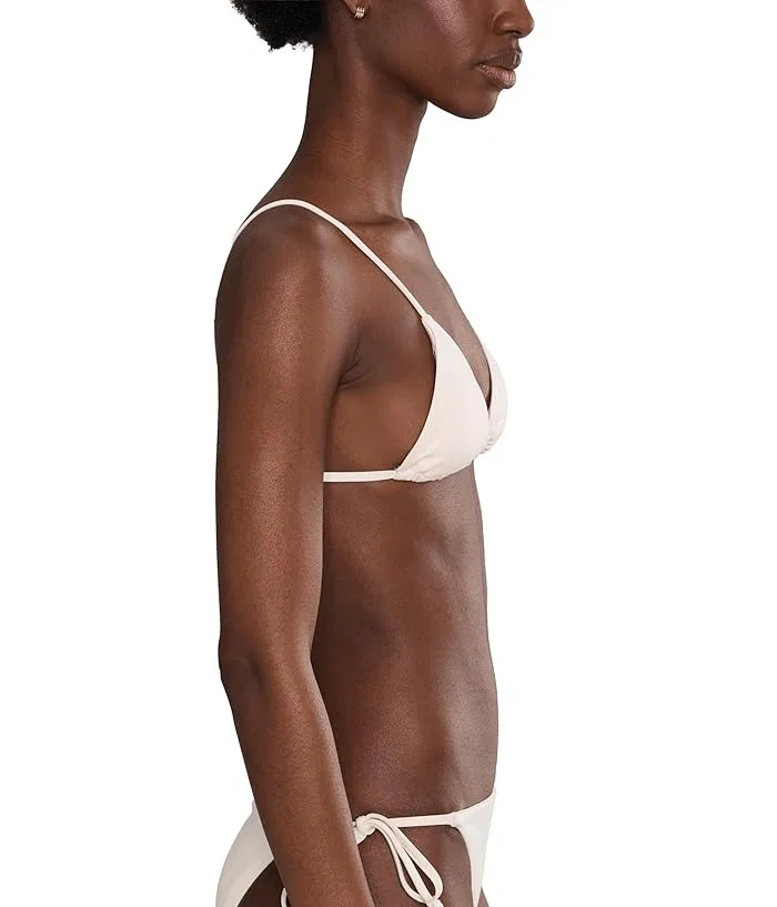 Купальник топ треугольный Nike Effortless Essential, Chalk — фото 3