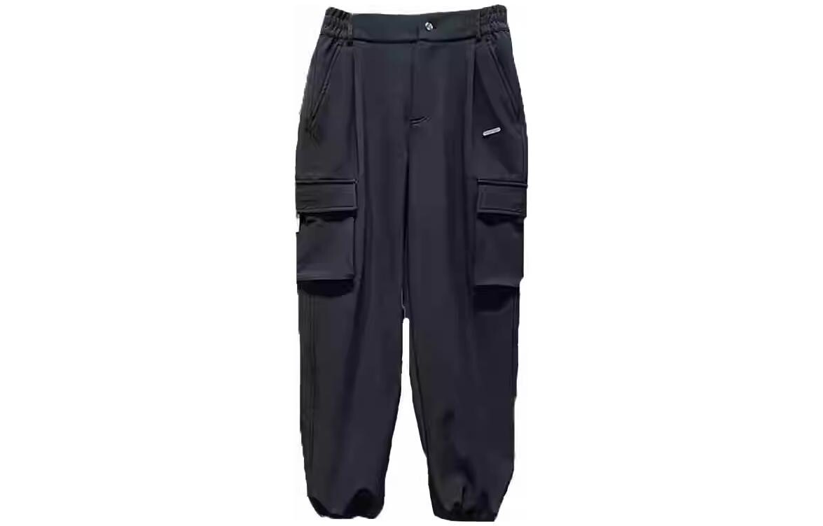 

Трикотажные спортивные штаны женские черные Lining
