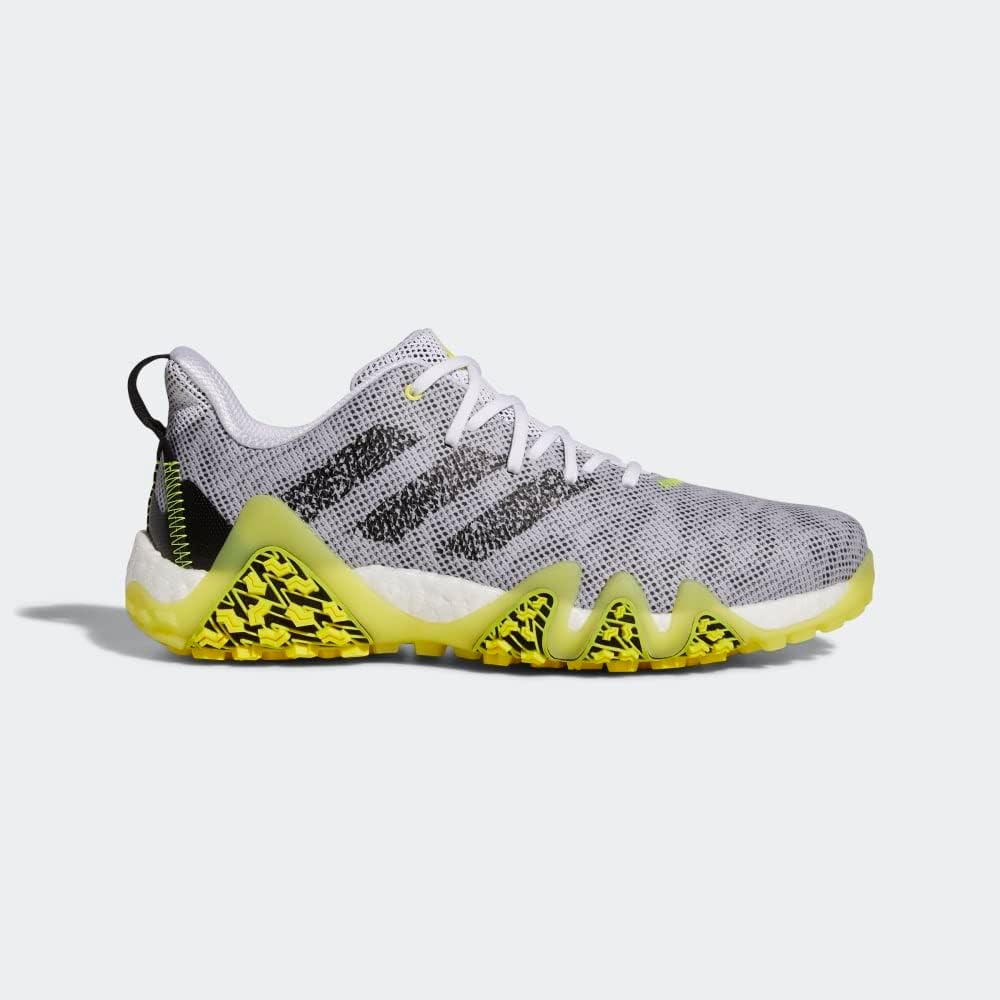 Мужские гольф-кроссовки Adidas Codechaos 22 без шипов, белый/черный/желтый — фото 3