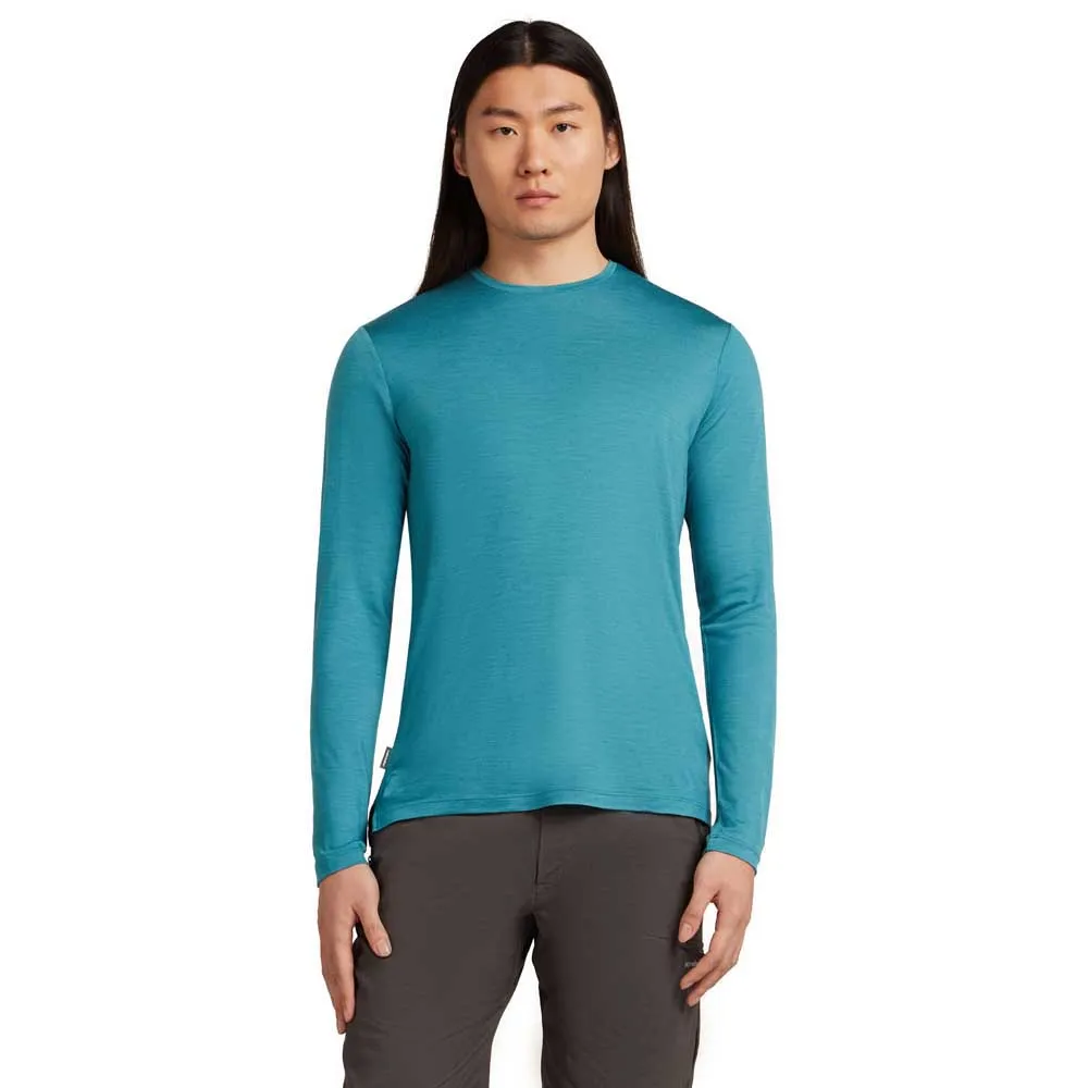 

Футболка с длинным рукавом Icebreaker Merino Blend 125 Cool-Lite Sphere, синий