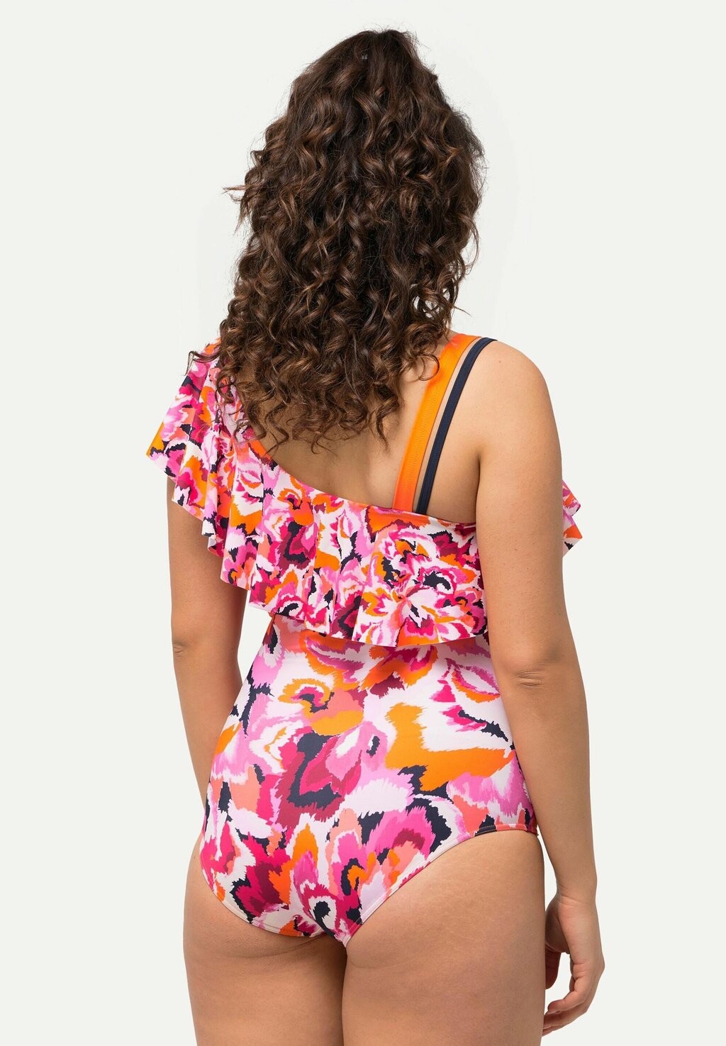 

Купальник ASYMMETRIC FLOUNCE SHOULDER Ulla Popken, розовый