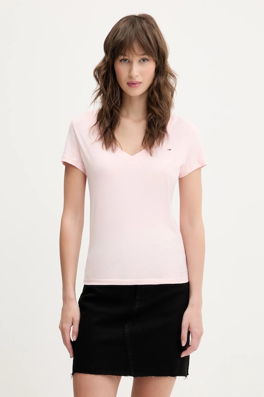 

Хлопковая футболка 2 шт Tommy Jeans, белый