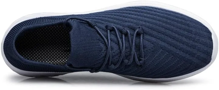 

Мужские слипоны vibdiv для прогулок - легкие дышащие повседневные кроссовки из сетки с противоскользящей подошвой, удобные кроссовки для мужчин, синий