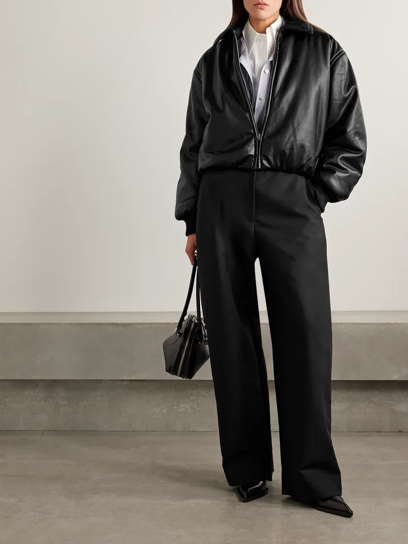 Стеганый бомбер Acne Studios, черный — фото 2
