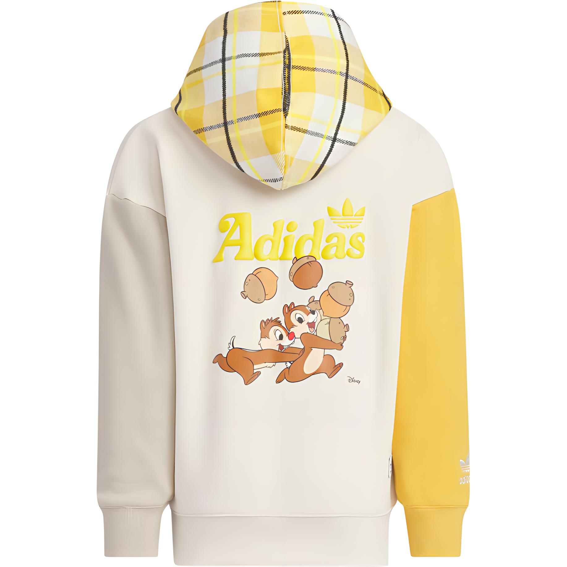 Футболка X DISHINI LIANMINGKUAN Толстовка DISNEY KNIT HOODIE APPAREL Wonder White Детская для возраста 3-7 лет Adidas Originals — фото 3
