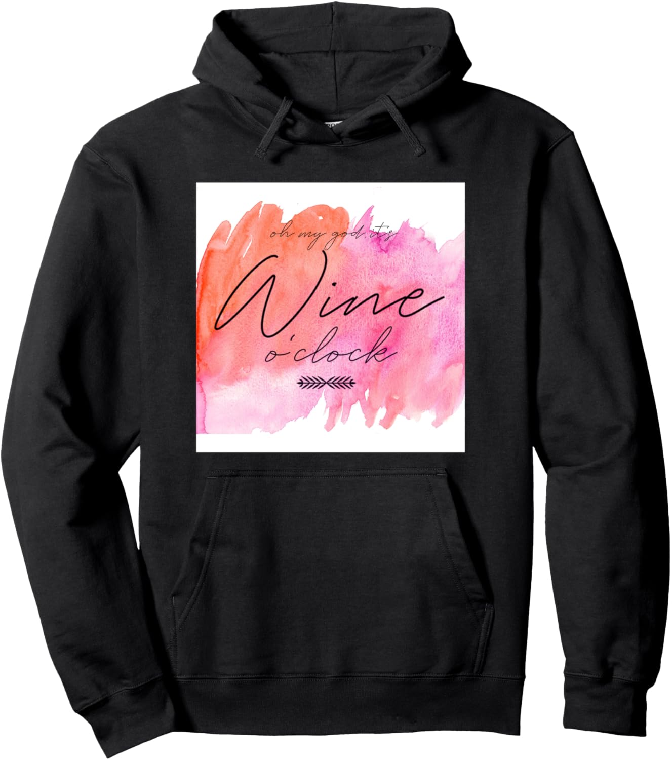 

О БОЖЕ МОЙ, ВРЕМЯ ВИНО! Худи для любителей вина, красного и белого вина Fogs Art By Pentamoby