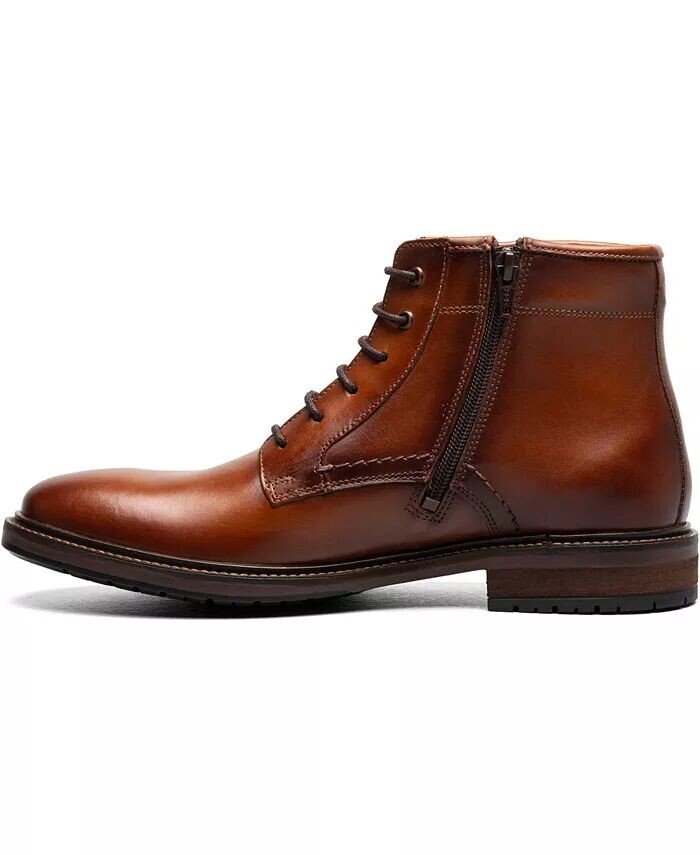 Мужские ботинки Forge на шнуровке с простым носком Florsheim, коричневый — фото 3