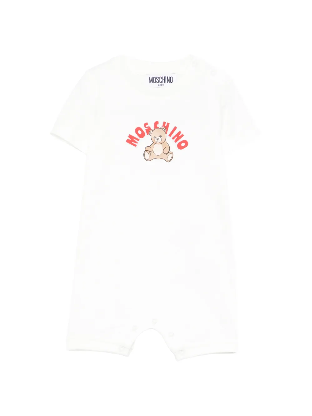 

Детская одежда с изображением медведя Moschino Kids, белый