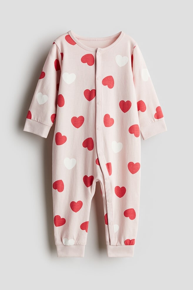 

Пижама из джерси с принтом H&M, розовый
